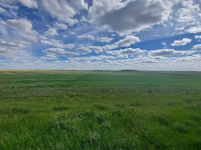 Prairie fields under a big sky